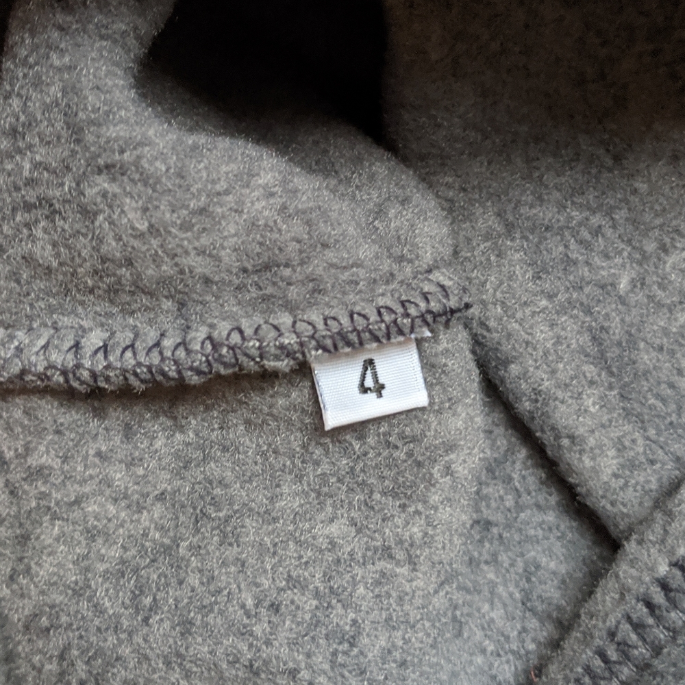 Tuff Cookie pullover fleece jacket, size 4 - Picture 4 of 6